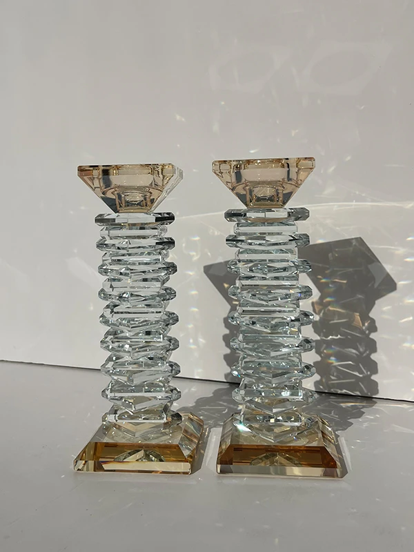 פמוטי קריסטל דגם "אדל"