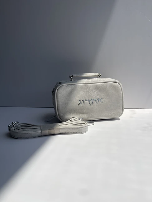 תיק לאתרוג דמוי עור דגם "אבן"